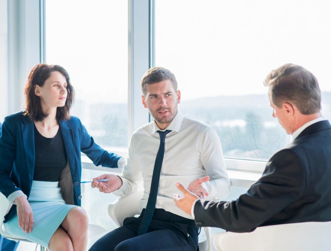 Sesión de entrenamiento en comunicación financiera
